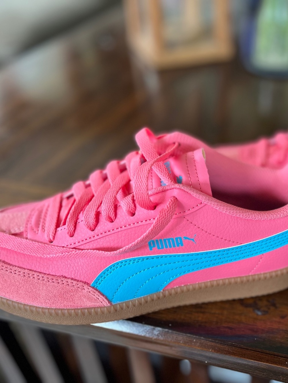 Pink Puma Shoes